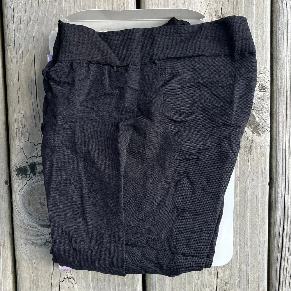 Spanx All The Way‎ Full Length Hose Tummy To Toes Super Control Black Size E